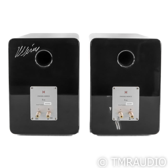 Daniel Hertz Eva Bookshelf Speakers; Piano Black Pair