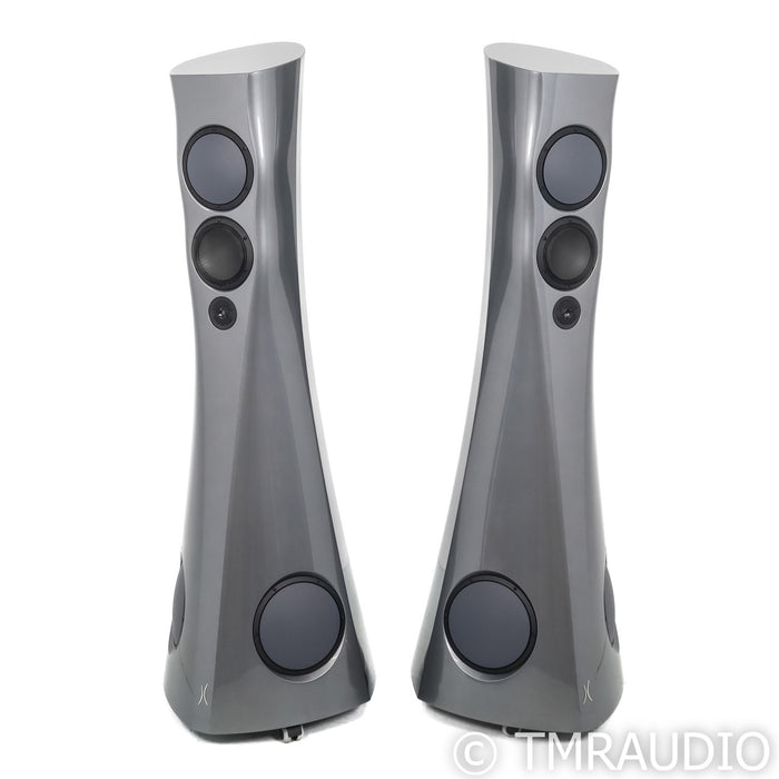 Estelon Forza Floorstanding Speakers; Dark Silver Pair