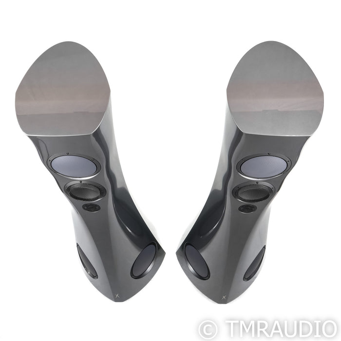 Estelon Forza Floorstanding Speakers; Dark Silver Pair
