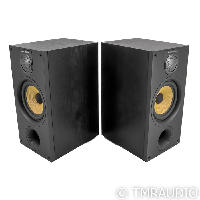 B&W 686 S2 Bookshelf Speakers; Black Pair
