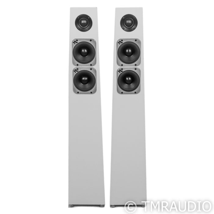 Totem Acoustics Tribe Tower Floorstanding Speakers; White Pair