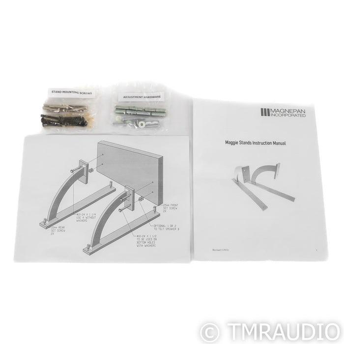 Magnepan Maggie Speaker Stands; Silver (Open Box)