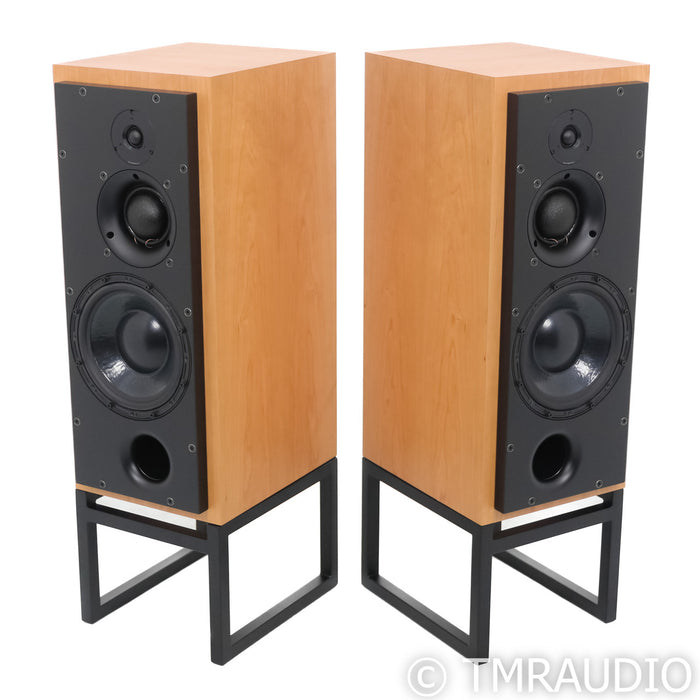 ATC SCM50 SL Bookshelf Speakers; Cherry Pair w/ Stands (Open Box)