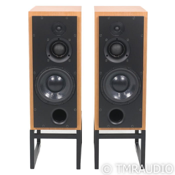 ATC SCM50 SL Bookshelf Speakers; Cherry Pair w/ Stands (Open Box)