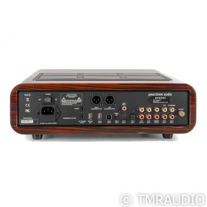 Peachtree preDAC Stereo Preamplifier / DAC; Gloss Ebony Mocha
