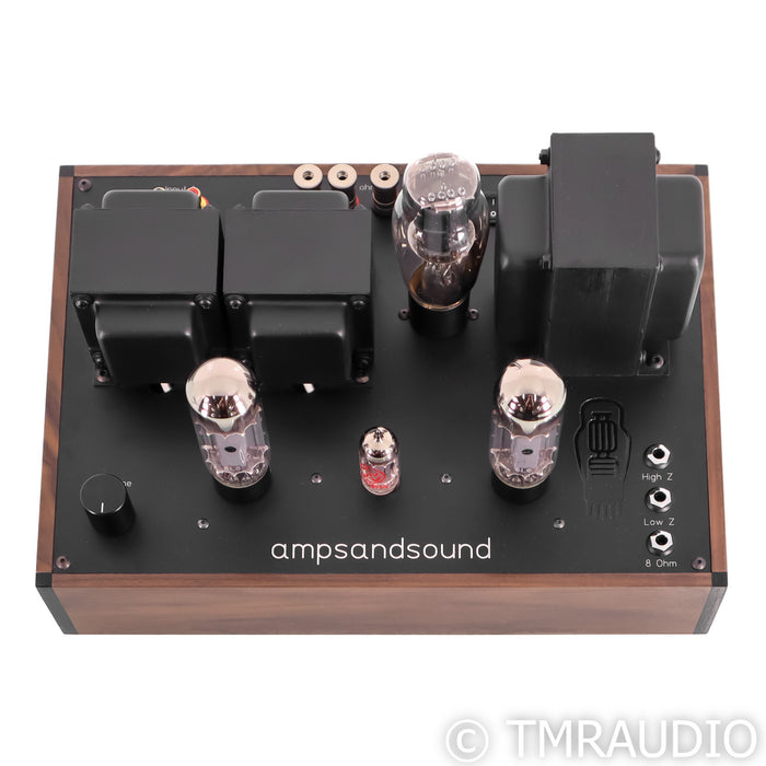 Ampandsound Mogwai SE Tube Headphone Integrated Amplifier; 8 Ohm; High & Low