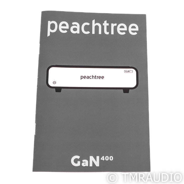 Peachtree GaN400 Stereo Power Amplifier; Gloss Ebony Mocha