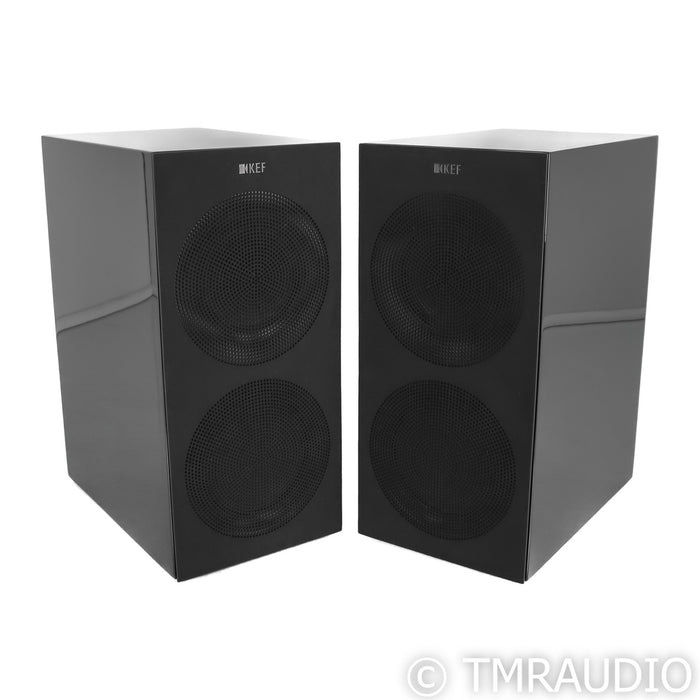 KEF R3 Bookshelf Speakers; Black Pair