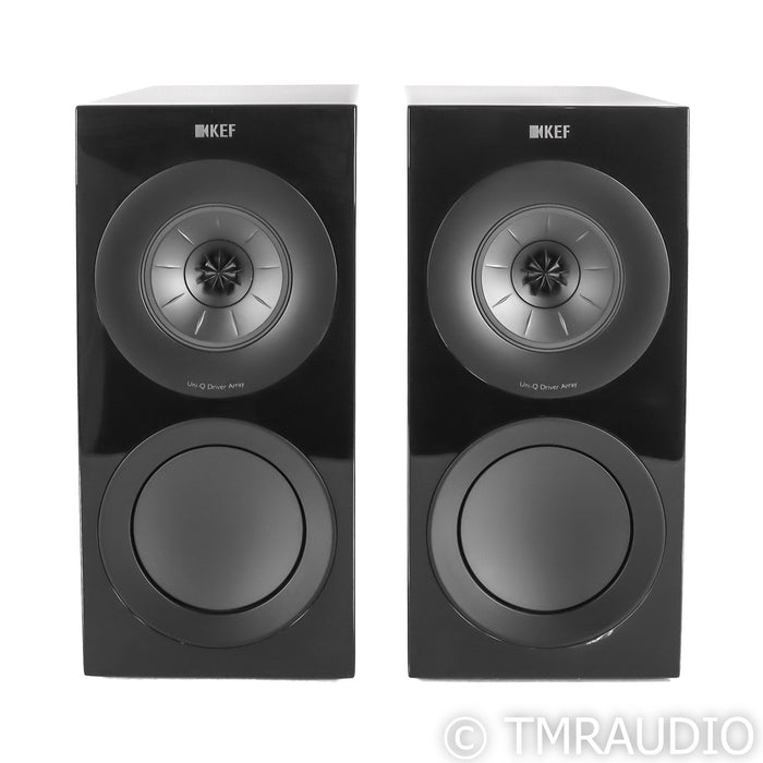 KEF R3 Bookshelf Speakers; Black Pair