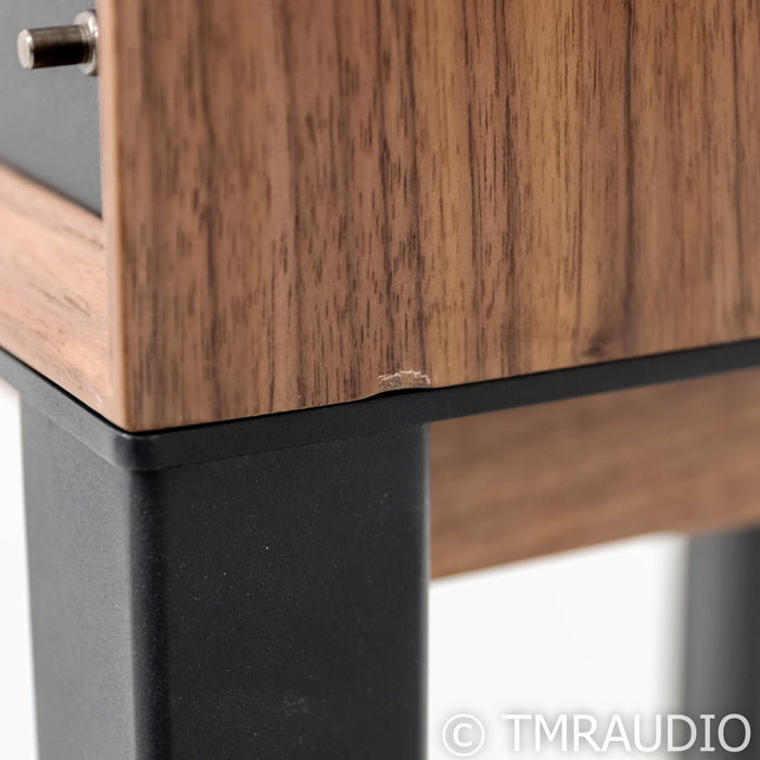 Wharfedale Linton 85th Anniversary Bookshelf Speakers; Walnut Pair w/ Stands