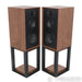 Wharfedale Linton 85th Anniversary Bookshelf Speakers; Walnut Pair w/ Stands