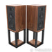 Wharfedale Linton 85th Anniversary Bookshelf Speakers; Walnut Pair w/ Stands