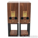Wharfedale Linton 85th Anniversary Bookshelf Speakers; Walnut Pair w/ Stands