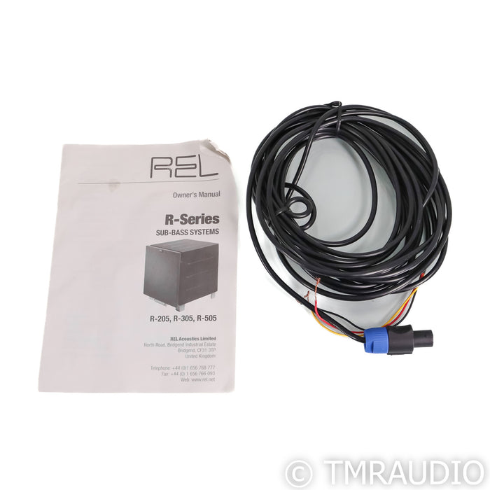 REL R-205 10" Powered Subwoofer; R205; Gloss Black