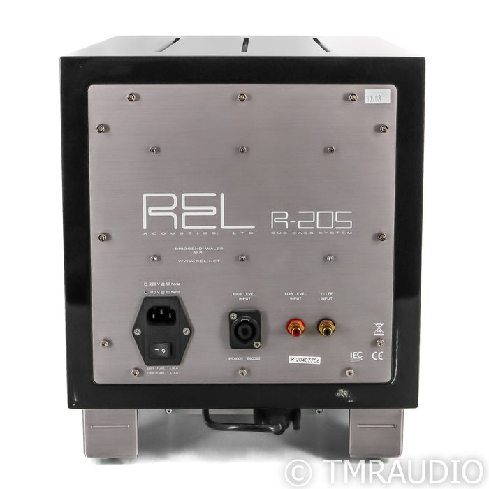 REL R-205 10" Powered Subwoofer; R205; Gloss Black