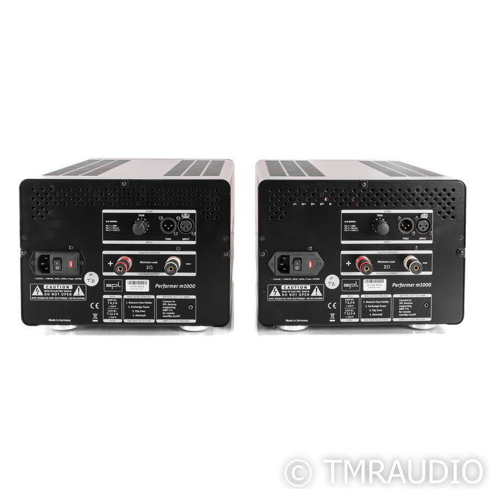 SPL Performer M1000 Mono Power Amplifier; Red Pair