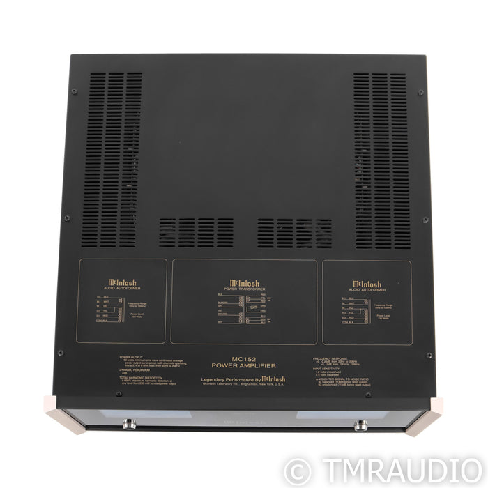 McIntosh MC152 Stereo Power Amplifier; MC-152