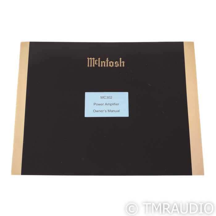 McIntosh MC302 Stereo Power Amplifier; MC-302