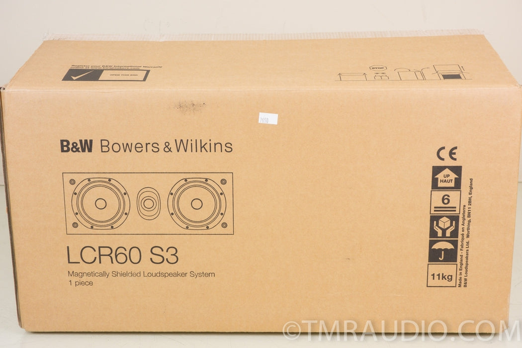 B&W LCR60 S3 Center Channel Speaker