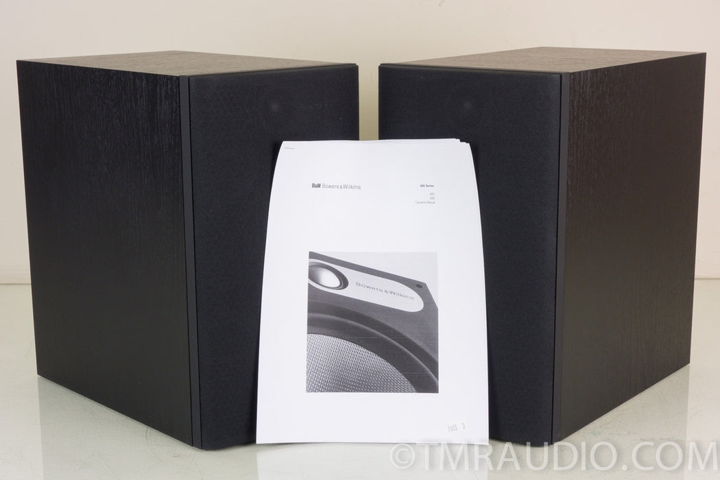 B&W 685 Bookshelf Speakers
