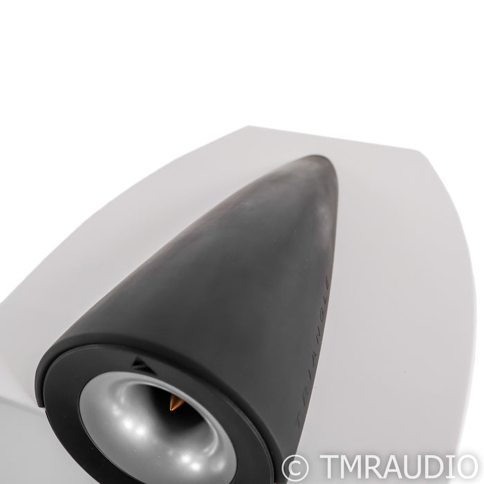 Triangle Genese Trio Bookshelf Speakers; Gloss White Pair
