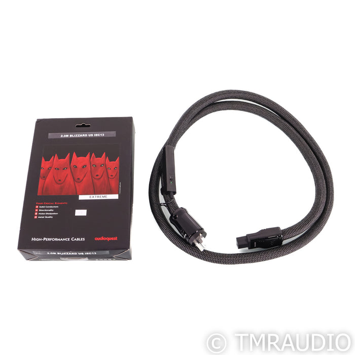 AudioQuest Blizzard XTRM Power Cable; 2m AC Cord (Open Box)