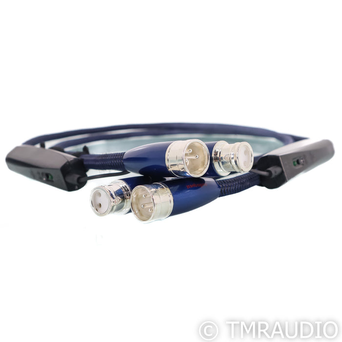 AudioQuest Water XLR Cables; 1m Pair Balanced Interconnects (Used)