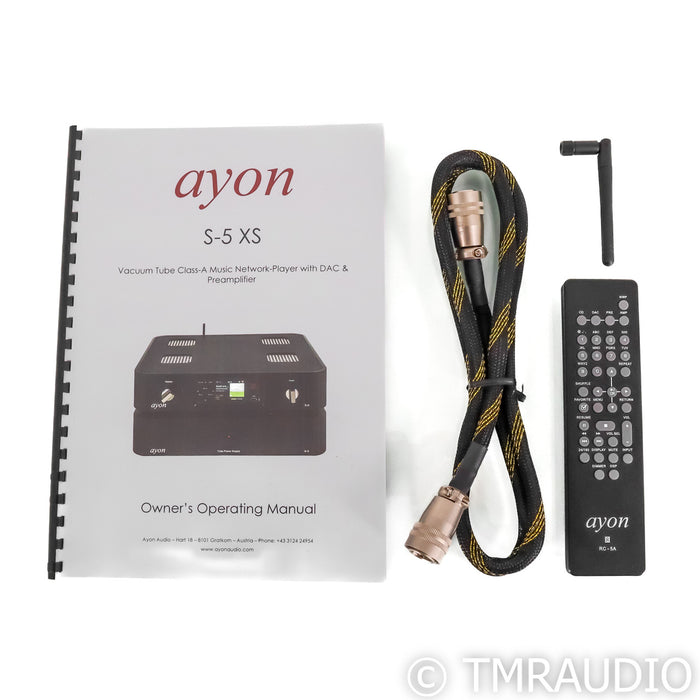 Ayon S-5 XS Tube Wireless Network Streamer / DAC; S5XS; S5 Tube Power Supply