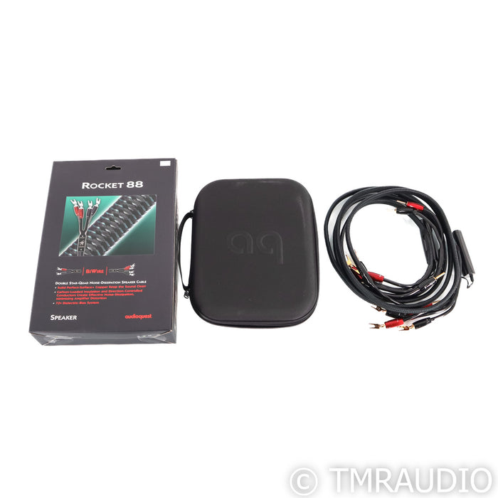 AudioQuest Rocket 88 Bi-Wire Speaker Cables; 8ft Pair (Used)