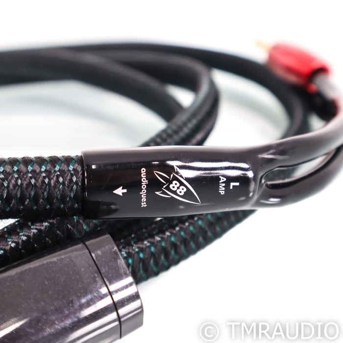 AudioQuest Rocket 88 Bi-Wire Speaker Cables; 8ft Pair (Used)