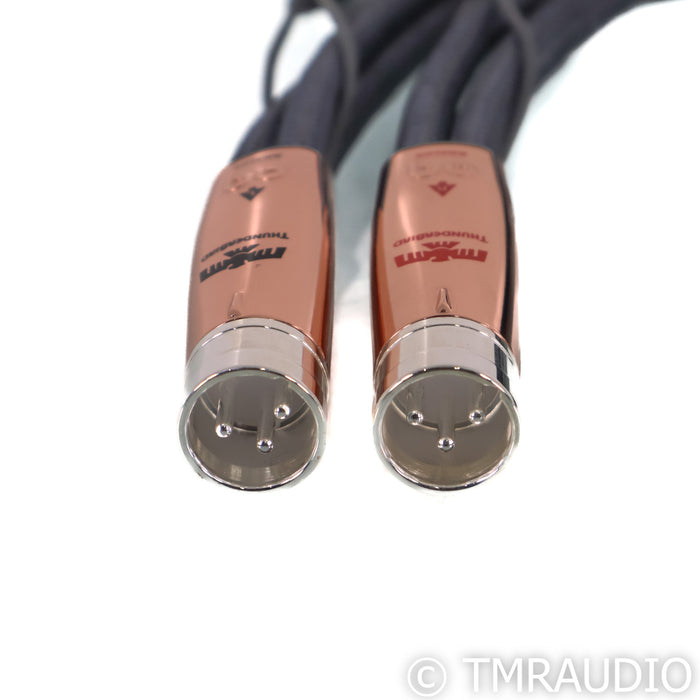 AudioQuest Thunderbird XLR Cables; .75m Balanced Pair Interconnects (Used)