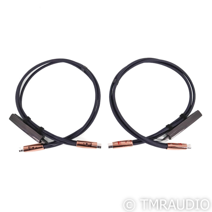 AudioQuest Thunderbird XLR Cables; 1m Pair Balanced Interconnects (Used)
