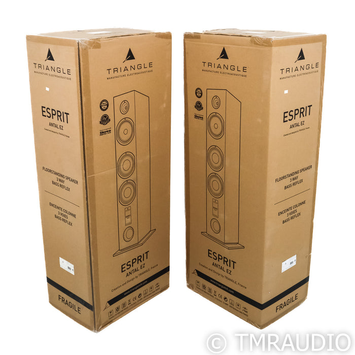 Triangle Esprit Antal EZ Floorstanding Speakers; Black Ash Pair (New Old Stock)