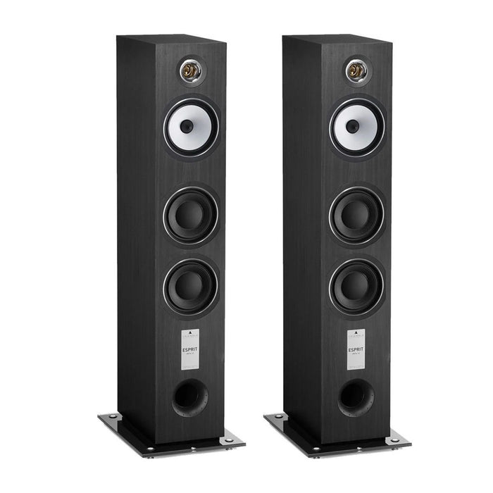Triangle Esprit Antal EZ Floorstanding Speakers; Black Ash Pair (New Old Stock)
