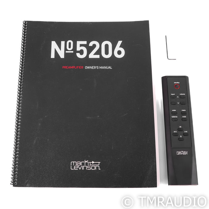 Mark Levinson No. 5206 Dual-Monoaural Preamplifier; MQA (Open Box)