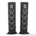 Sonus Faber Sonetto VIII Floorstanding Speakers; Piano Black Pair (Low Hours)