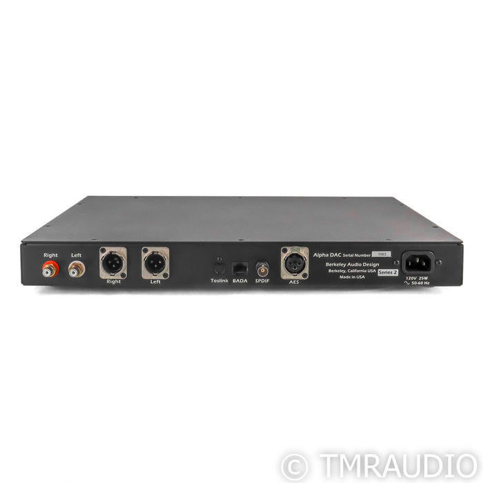 Berkeley Audio Design Alpha DAC Series 2 DAC; D/A Converter