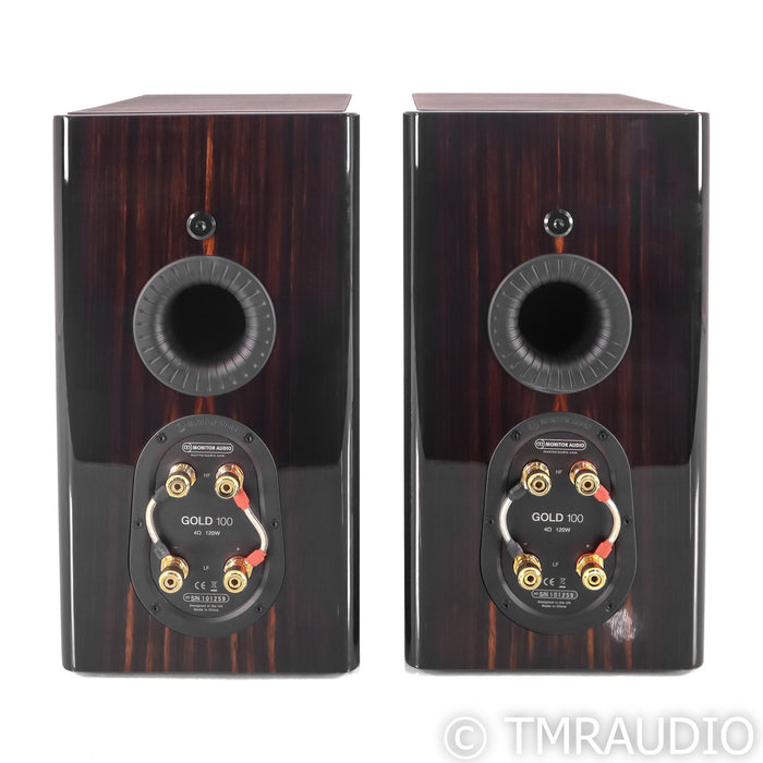 Monitor Audio Gold 100 5G Bookshelf Speakers; Piano Ebony Pair