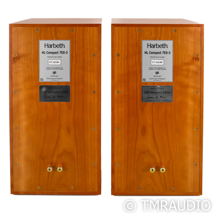 Harbeth Compact 7ES-3 Bookshelf Speakers; Cherry Pair