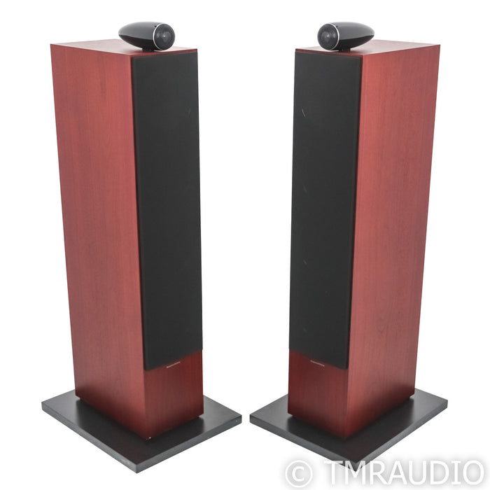 B&W 702 S2 Floorstanding Speakers; Rosenut Pair