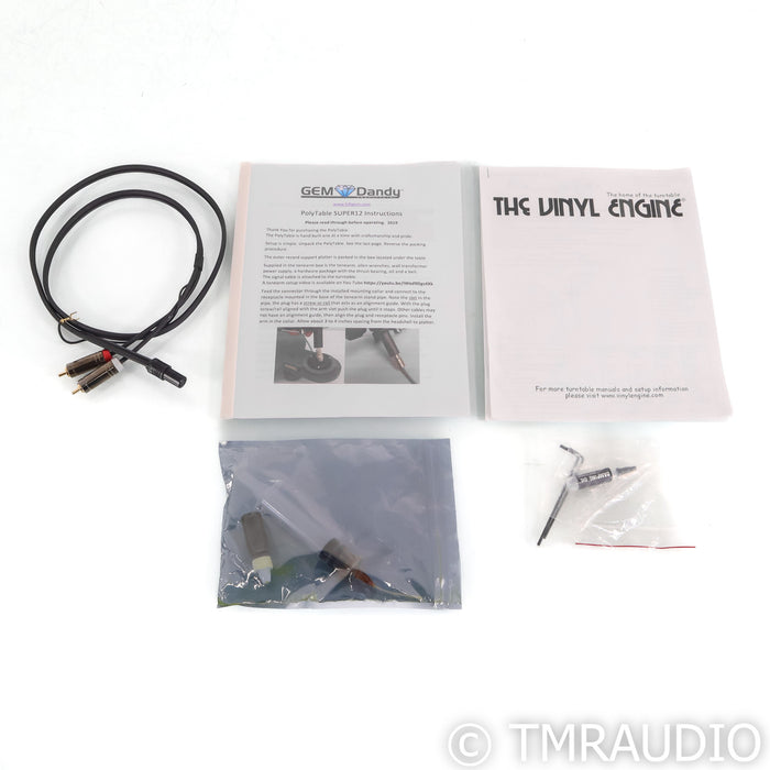 GEM Dandy PolyTable Super 12 Belt Drive Turntable; Jelco SA-750L Tonearm