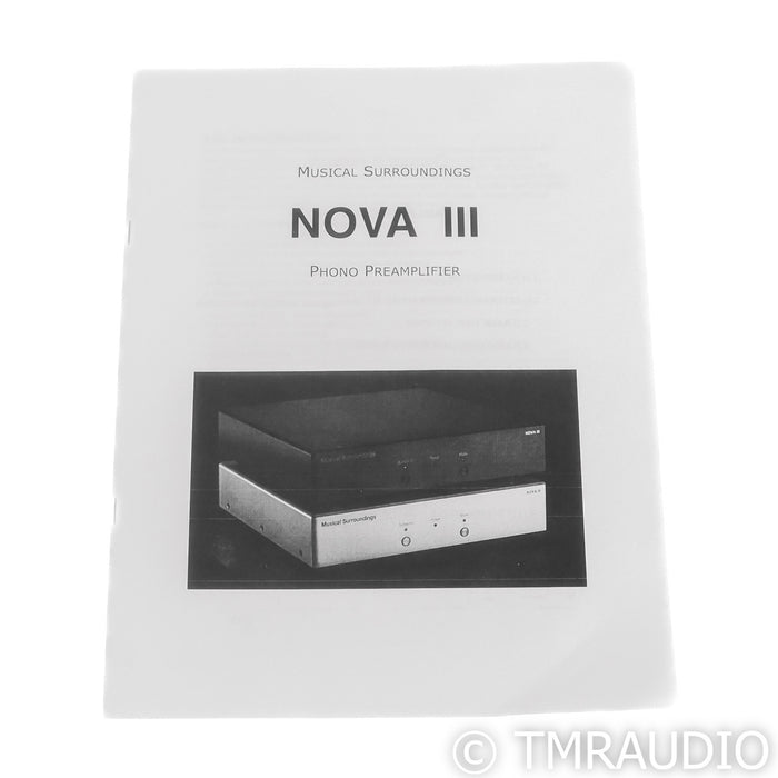 Musical Surroundings Nova III MM & MC Phono Preamplifier