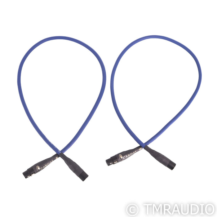Cardas Clear Sky XLR Cables; 1m Pair Balanced Interconnects