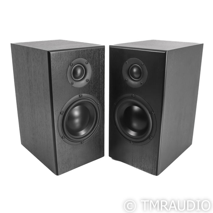 Totem Acoustic Bison Monitor Bookshelf Speakers; Black Ash Pair (Open Box)