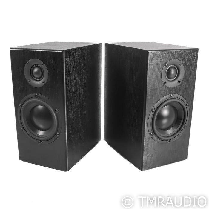 Totem Acoustic Bison Monitor Bookshelf Speakers; Black Ash Pair (Open Box)
