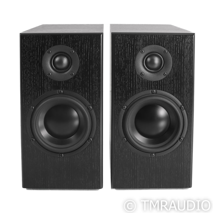 Totem Acoustic Bison Monitor Bookshelf Speakers; Black Ash Pair (Open Box)