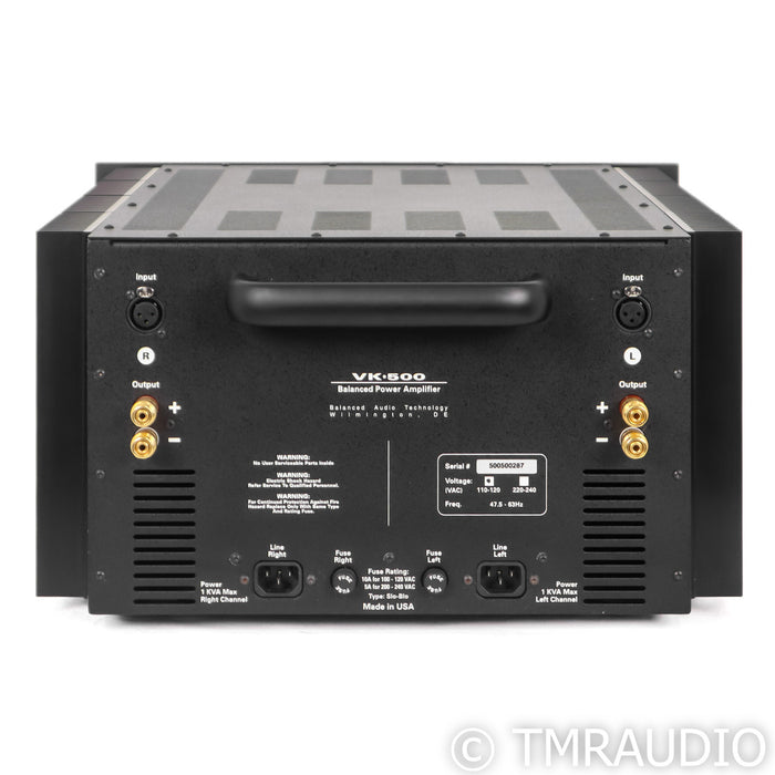 BAT VK-500 Dual Mono Power Amplifier