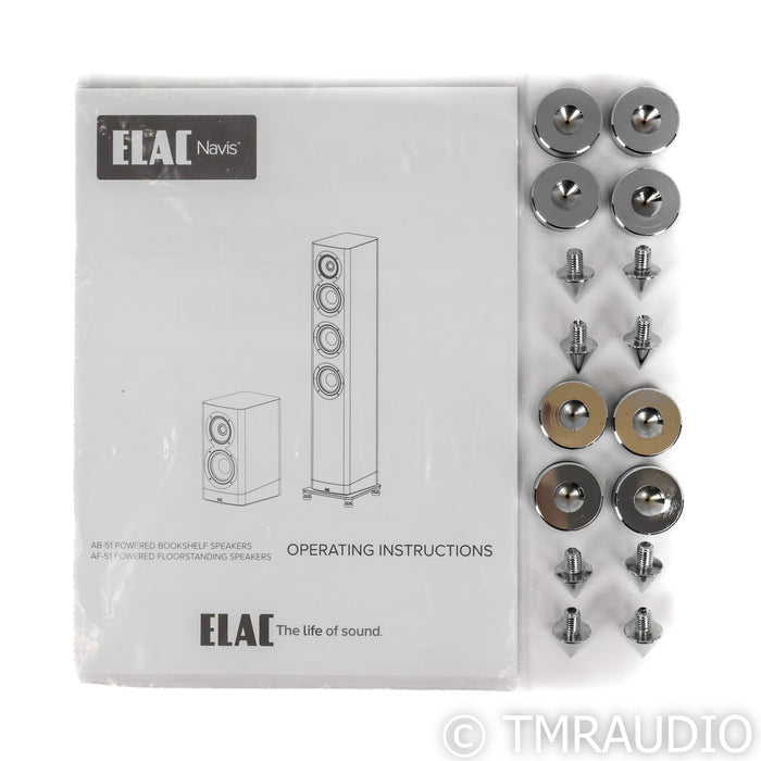 Elac Navis ARF-51 Powered Floorstanding Speakers; Gloss Black Pair (Open Box)