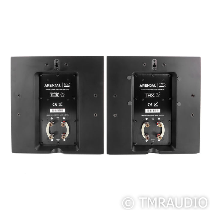Arendal 1723 Surround S Bookshelf Speakers; Black Pair