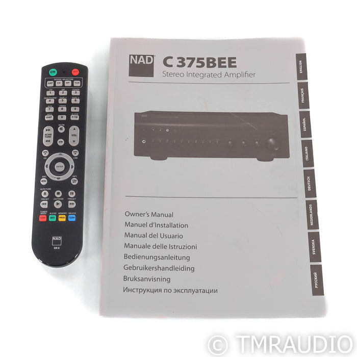 NAD C 375BEE Stereo Integrated Amplifier; C375BEE